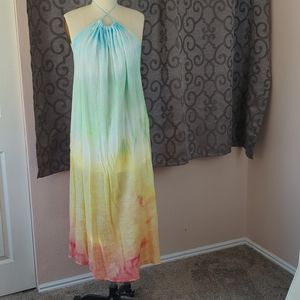 Rainbow Tie Dye Maxi O/S